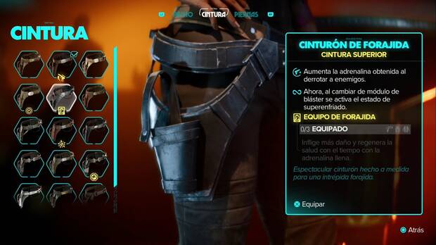 Star Wars Outlaws - Equipo: Cinturón de forajida