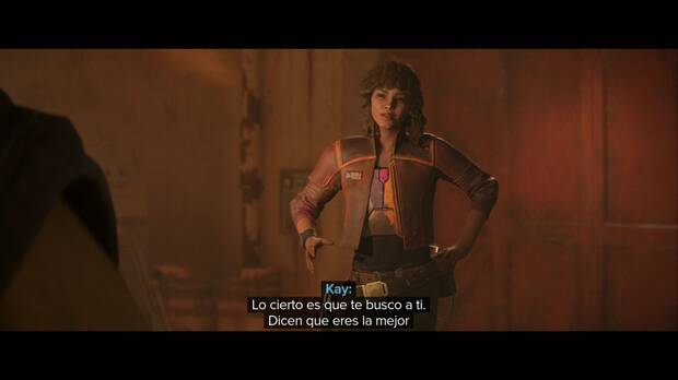 Star Wars Outlaws - La pistolera: Kay habla con Quint sobre sus habilidades como pistolera