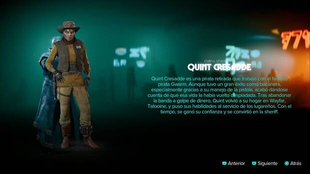 Star Wars Outlaws - Especialistas: Sheriff Quint - La pistolera