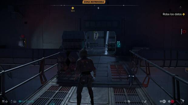 Star Wars Outlaws - El favor de Jabba: entrada a la base desde la esquina suroeste