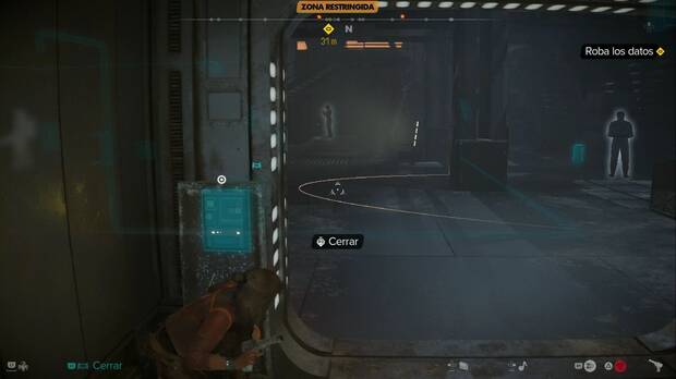 Star Wars Outlaws - El favor de Jabba: cámaras en el hangar del Fuerte Fuegosol