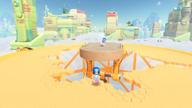 Astro Bot - Localización del bot #01 en Arenas movedizas 3