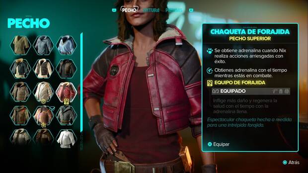 Star Wars Outlaws - Equipo: Chaqueta de forajida