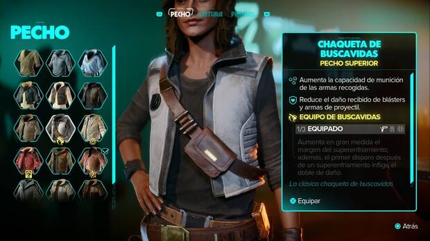 Star Wars Outlaws - Equipo: Chaqueta de buscavidas
