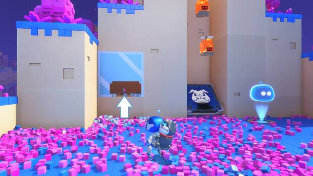 Astro Bot - Localización de la pieza de rompecabezas #02 en Misión destrucción