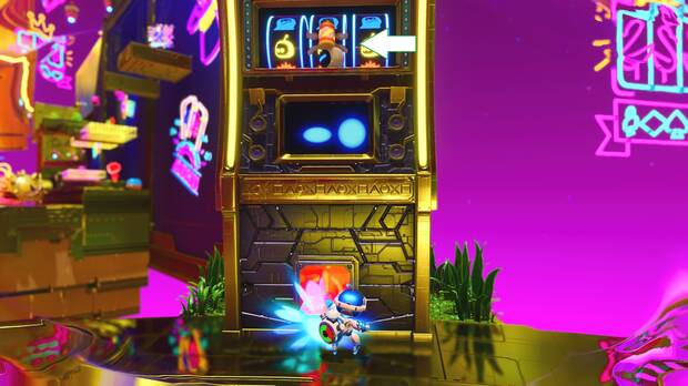Astro Bot - Localización del bot #02 en Casino a cámara lenta