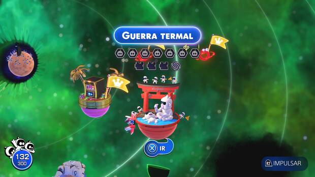 Astro Bot - Entrada del nivel Guerra termal del Mundo 3 Camino Silbante