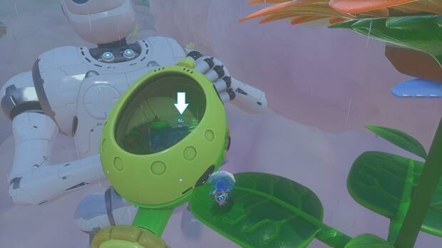 Astro Bot - Localización del bot #05 en Paseo en globo