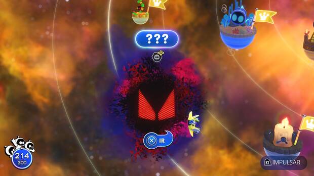 Astro Bot - Entrada del nivel Mecha Leon del Mundo 4 Cosmos Camuflado