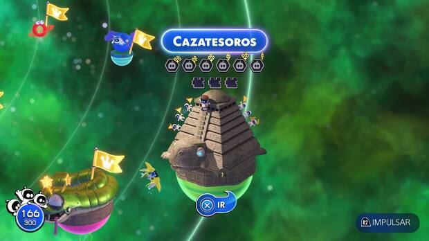 Astro Bot - Entrada del nivel Cazatesoros del Mundo 3 Camino Silbante