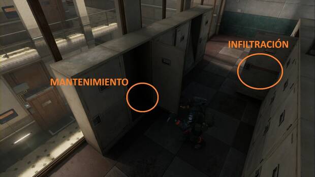 Metal Gear Solid Delta - Groznyj Grad: Segundo asalto, ubicacin del uniforme de Infiltracin y el de Mantenimiento en el Ala este del laboratorio de armas