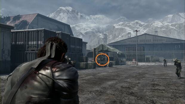 Metal Gear Solid Delta - Huida de Groznyj Grad, Kerotan #54 en la carretilla del lado izquierdo en la tercera parada de EVA