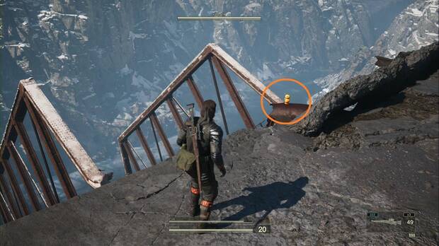 Metal Gear Solid Delta - Huida de Groznyj Grad, GA-KO #58 junto a los restos del puente