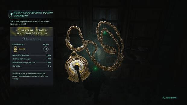 Hell is Us - Equipo defensivo, Colgante del éxtasis - Bendición de batalla