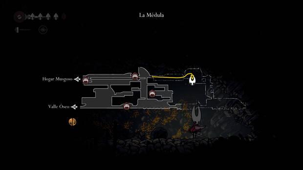 Hollow Knight Silksong - Ubicación en el mapa de Metal artesano 03