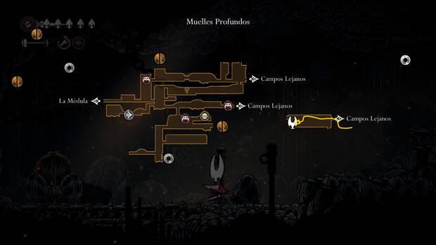 Hollow Knight Silksong - Ubicación en el mapa de Metal artesano 03