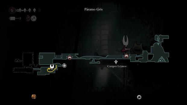Hollow Knight Silksong - Ubicación en el mapa de Relicario de memorias 03