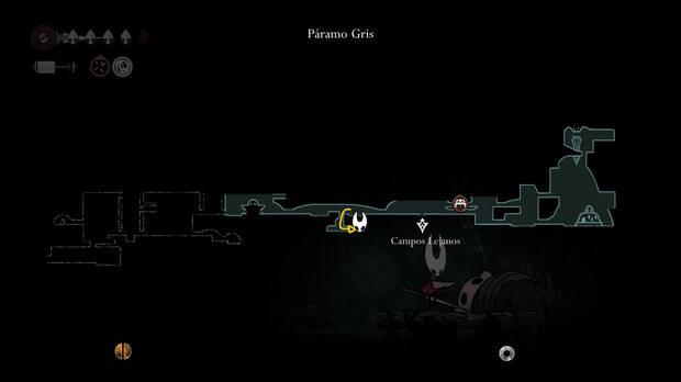 Hollow Knight Silksong - Ubicación en el mapa de Pergamino óseo 01