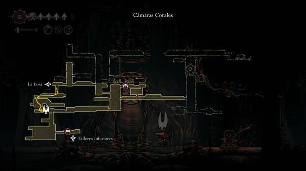Hollow Knight Silksong - Ubicacin en el mapa de la Estacin Ventrica 02