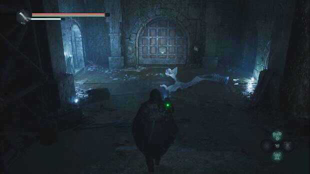 Hell is Us - Lago Cynon, puerta de los mecanismos para emblemas bajo el embalse