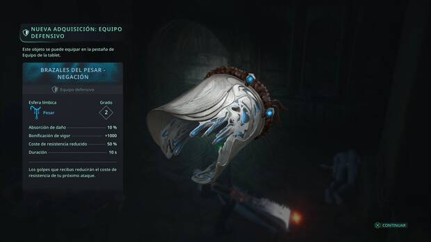 Hell is Us - Equipo defensivo, Brazales del pesar - Negación