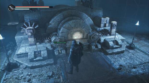 Hell is Us - Lago Cynon, punto donde usar el primer engranaje en la maquinaria de la esclusa