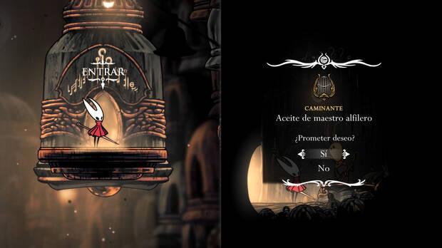 Hollow Knight Silksong - Dónde se desbloquea la misión Aceite de maestro alfilero