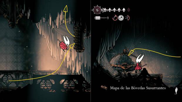Hollow Knight Silksong - Dónde conseguir el mapa de las Bóvedas Susurrantes