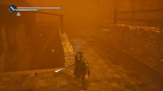 Hell is Us - Talju, ubicación de la papeleta en una de las calles de Talju, junto al puente ferroviario