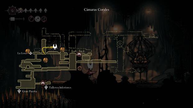Hollow Knight Silksong - Ubicación en el mapa de la pulga perdida 14