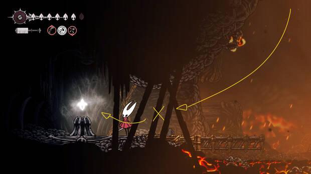 Hollow Knight Silksong - Localización del fragmento de carrete 11