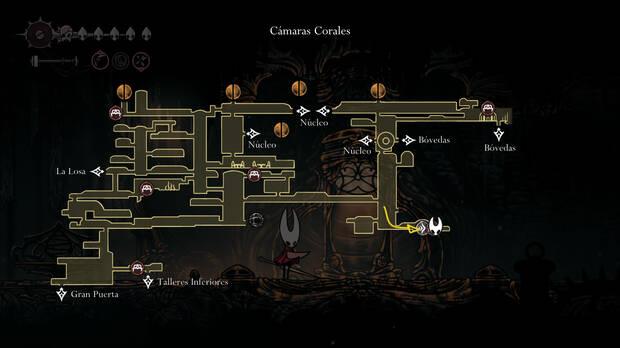 Hollow Knight Silksong - Ubicacin en el mapa de la Estacin Ventrica 04