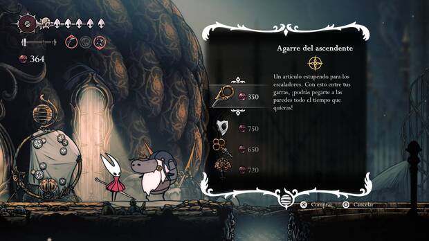 Hollow Knight Silksong - Cómo conseguir la herramienta Agarre del ascendente