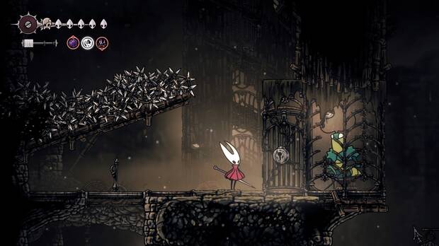 Hollow Knight Silksong - Liberar de la jaula al Prncipe Verde para activar su misin