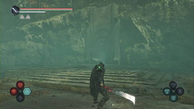 Hell is Us - Marastan, puerta de piedra donde se usan los fragmentos de placa