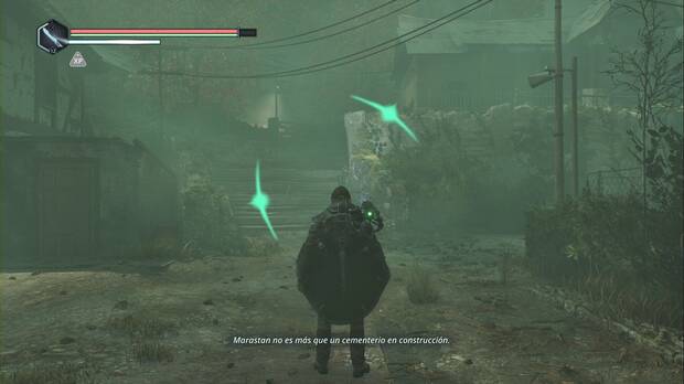 Hell is Us - Marastan, escaleras a la primera casa donde se coloca un fusible