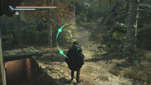 Hell is Us - Marastan, camino colina arriba en el patio trasero de la casa del tercer fusible