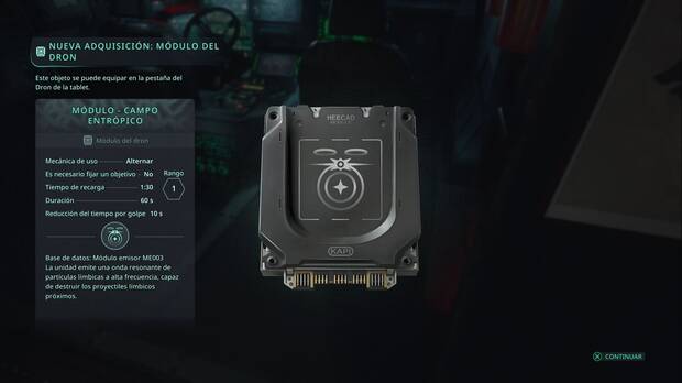 Hell is Us - Mdulos del dron, Campo entrpico