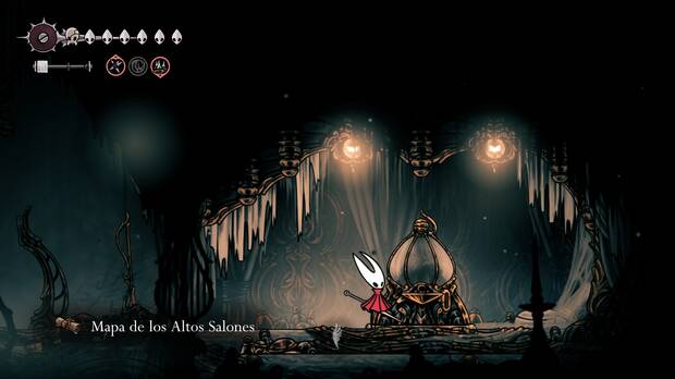 Hollow Knight Silksong - Dónde conseguir el mapa de los Altos Salones