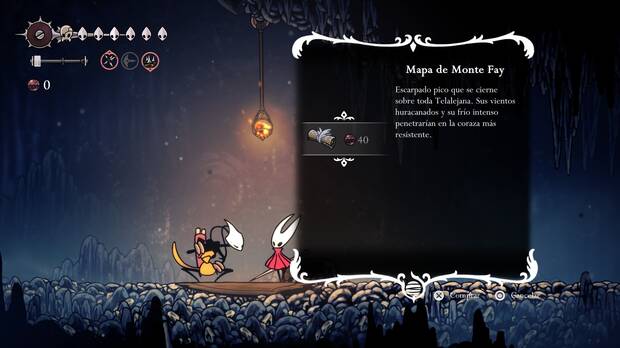Hollow Knight Silksong - Dónde conseguir el mapa de Monte Fay