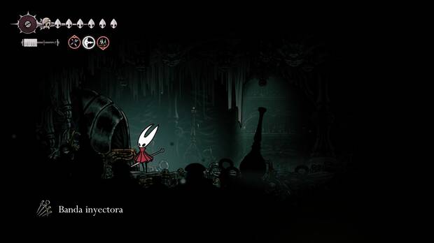 Hollow Knight Silksong - Cómo conseguir la herramienta Banda inyectora