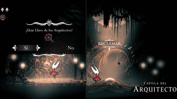 Hollow Knight Silksong - Localizacin del Blasn de Arquitecta