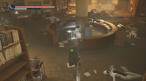 Hell is Us - Biblioteca Nacional de Lethe, ordenador del archivo de actividad sospechosa