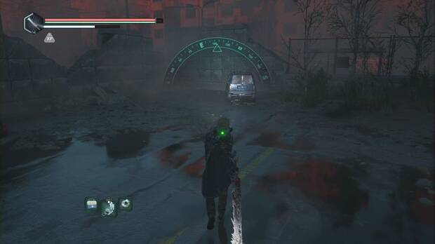 Hell is Us - Biblioteca Nacional de Lethe, ubicación del coche azul donde se usan las llaves del coche de la biblioteca