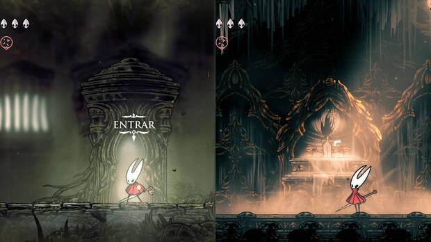 Hollow Knight Silksong - Localización del jefe final Fantasma dentro del Órgano de Escape