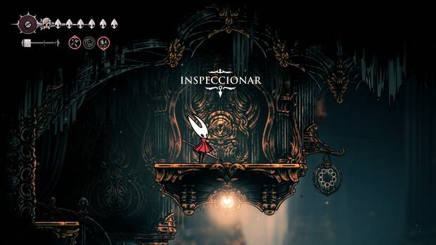 Hollow Knight Silksong - Puerta de los Altos Salones para abrir con una llave simple