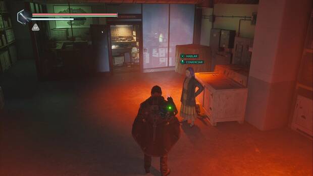 Hell is Us - Lethe-Ministerio de Primacía Cultural, mujer a la que entregar los trastos de inmigración en el sótano de la Biblioteca Nacional