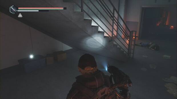 Hell is Us -  Lethe-Ministerio de Primaca Cultural, ubicacin de la Gorra de la Ira bajo las escaleras desalida del parking