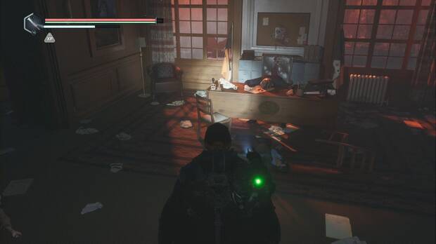 Hell is Us - Lethe-Ministerio de Primacía Cultural, mesa donde se encuentra el objeto de investigación Notas quemadas