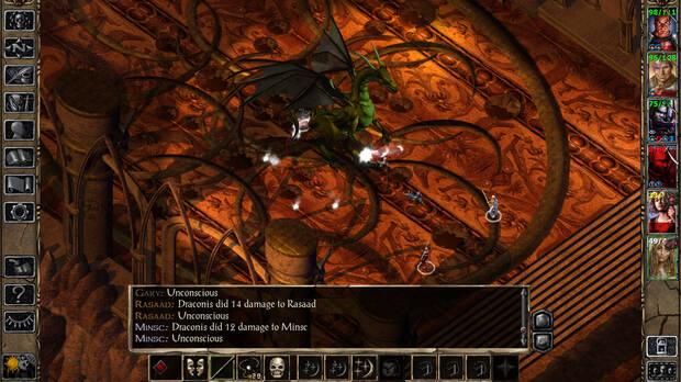 captura oficial baldur's gate 2